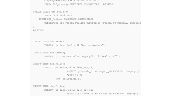Columnstore Indexes – part 129 (“Compatibility with the New Features of Sql Server 2019”)