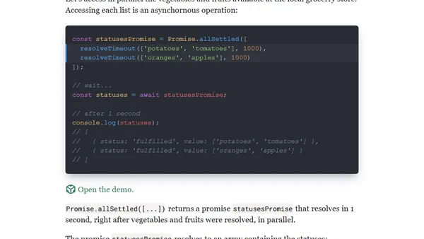 How to Use Promise.allSettled()
