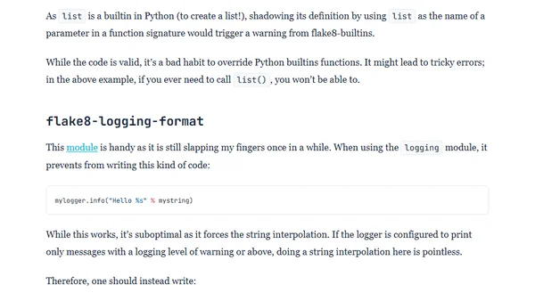 The Best flake8 Extensions for your Python Project