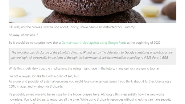 Using Google Fonts in a GDPR compatible way