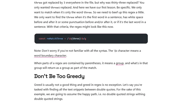 Getting Started with Regular Expressions