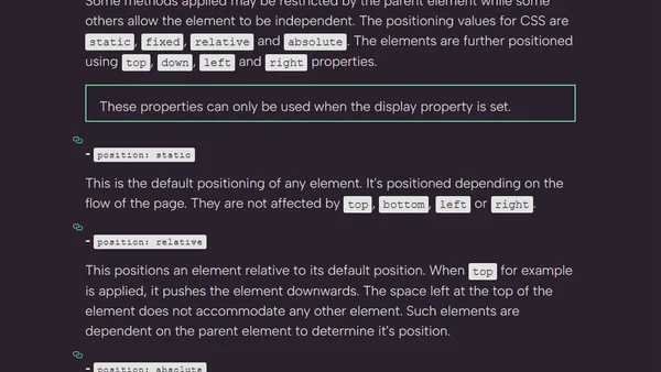 Making Layouts With CSS