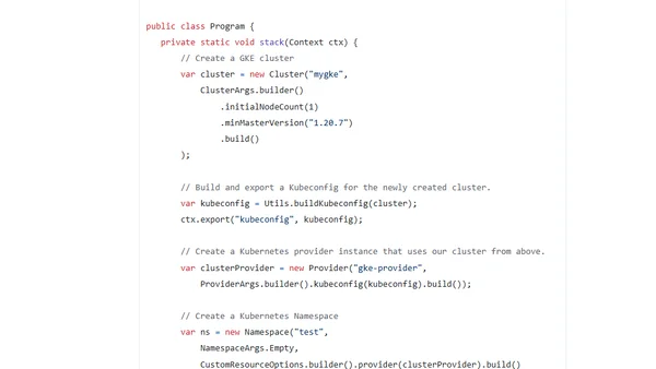 Infrastructure as Code with Java and Pulumi
