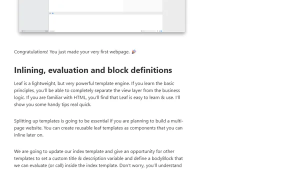 How to create your first website using Vapor 4 and Leaf?
