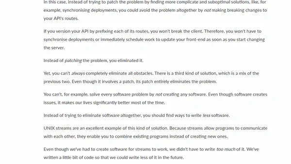 The most efficient way to solve problems: not having them