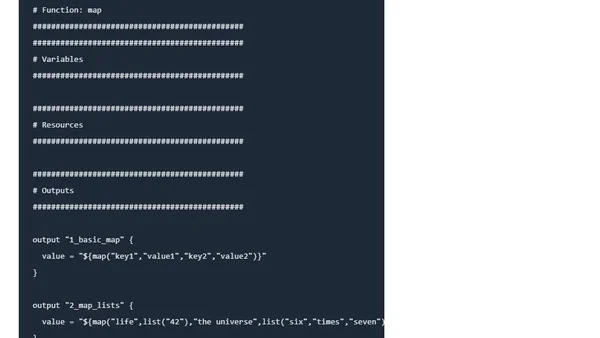 Terraform - FotD - map()