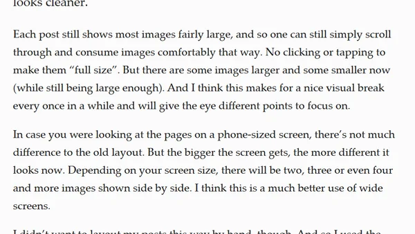 📄 Photo Journal Design Update
