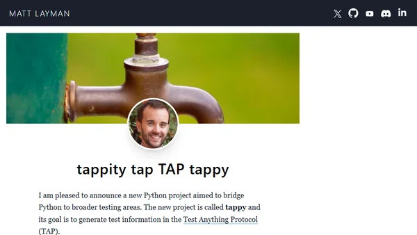 tappity tap TAP tappy