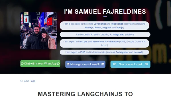 Mastering Langchainjs to Coordinate Tool and Function Calls Using AI Agents