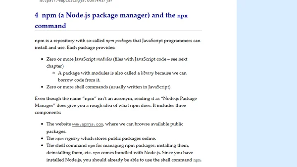 [Web dev for beginners] Using web servers and npm