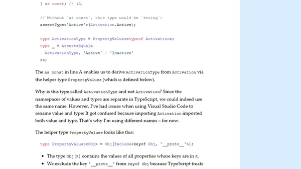 TypeScript enums: use cases and alternatives