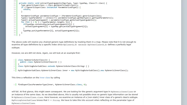 Advanced Java generics: retreiving generic type arguments