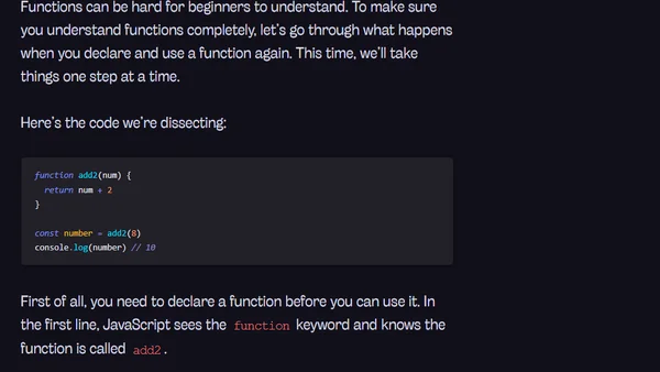 Understanding JavaScript Functions
