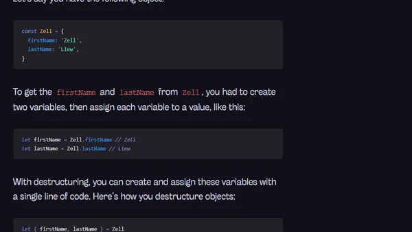 Introduction to commonly used ES6 features