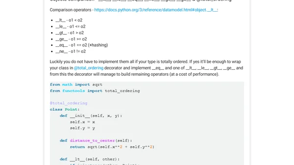 Object oriented programming in Python