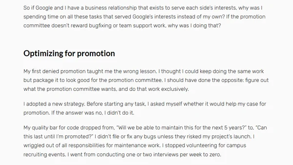 Why I Quit Google to Work for Myself