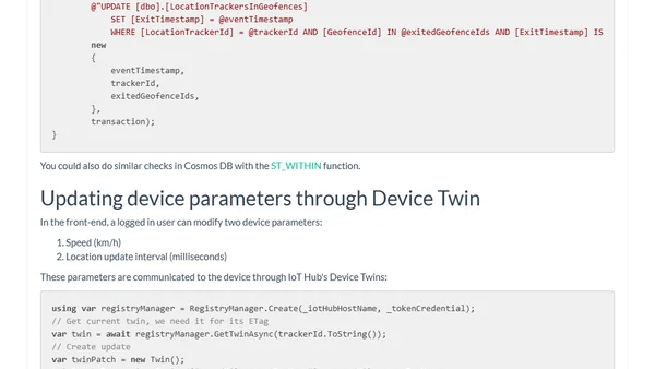 Building a vehicle location tracking app in Azure part 3: Function App