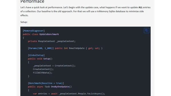 EF7 - Bulk updates and Bulk deletes