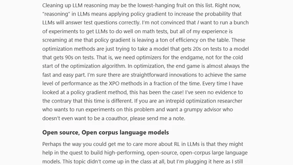 Prompts for Open Problems