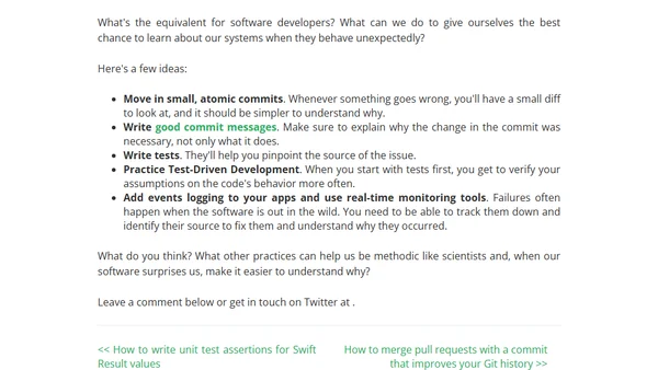 When experiments go wrong