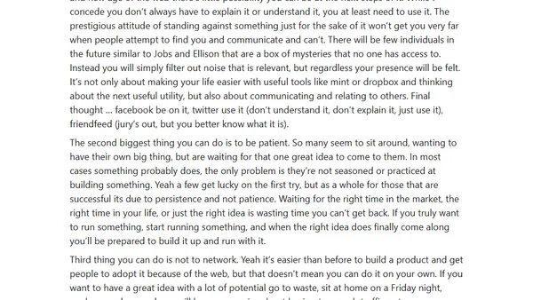 How not to be successful in the valley