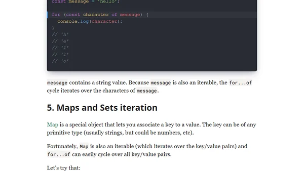 Why for...of Loop in JavaScript is a Gem
