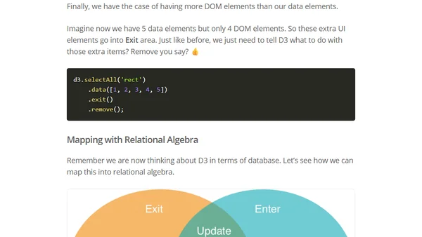 D3.js Join Semantics - A Conceptual Look