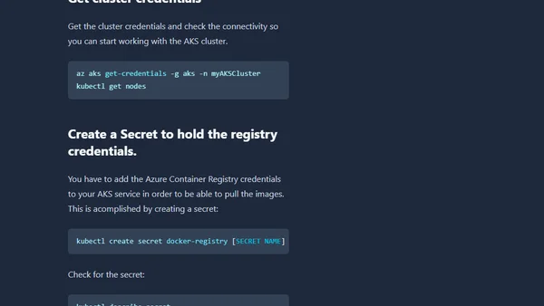 Deploy your first Service to Azure Container Services (AKS)