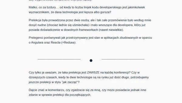 Konferencja: FrontEnd Connect 2017
