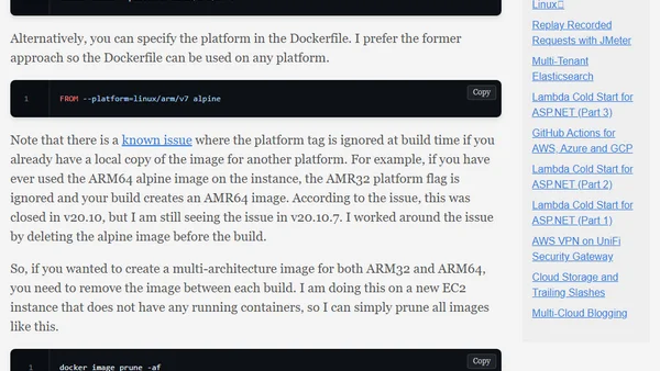 Building Raspberry Pi Docker Images in AWS CodeBuild
