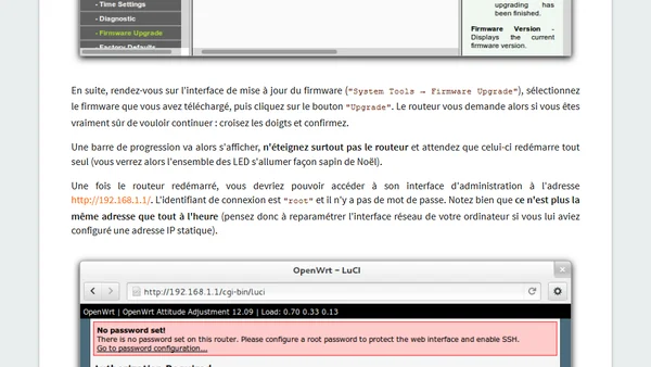 Flasher OpenWRT sur un routeur TP-Link TL-WR841ND
