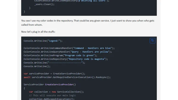 Mediator Pattern - CQRS with MediatR