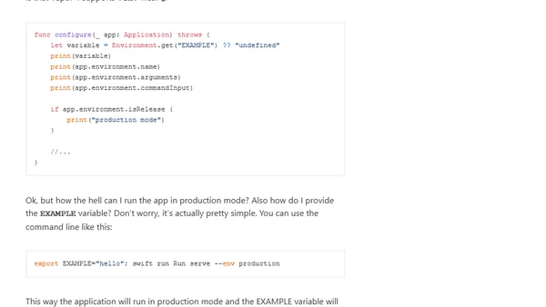 Beginner's guide to Server side Swift using Vapor 4