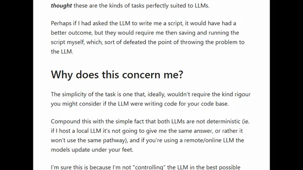 AI: did you check your work? [blog]