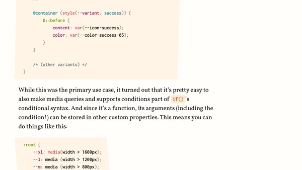 Inline conditionals in CSS?