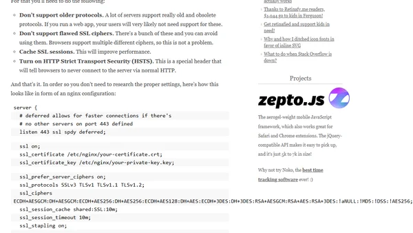 How to get an A+ on the Qualsys SSL Labs test
