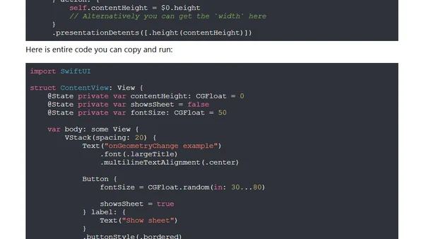Getting view size in SwiftUI without GeometryReader