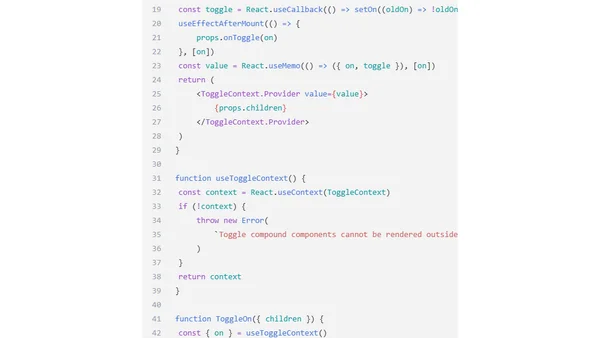 React Hooks: Compound Components