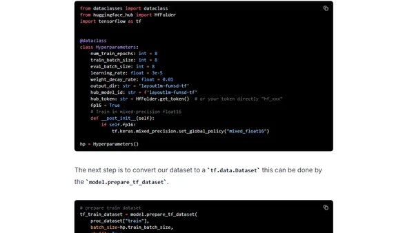 Fine-tuning LayoutLM for document-understanding using Keras and Hugging Face Transformers