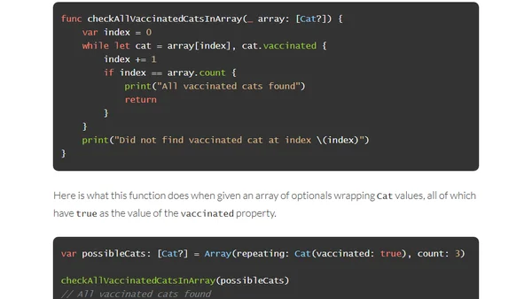 Unwrapping Optionals With Optional Binding in Swift