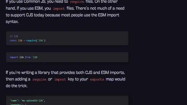 Understanding and using npm exports