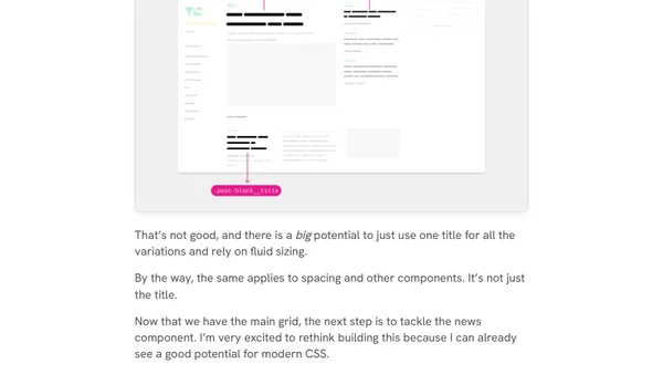 Case Study: Rebuilding TechCrunch layout with modern CSS