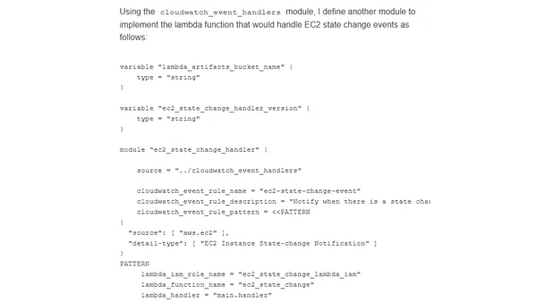 Managing AWS lambda functions from start to finish with Terraform