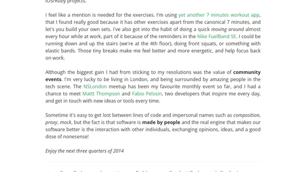 2014 resolutions review