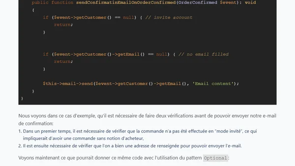 Le pattern Optional, le conteneur de valeur qui va remplacer vos données nullables