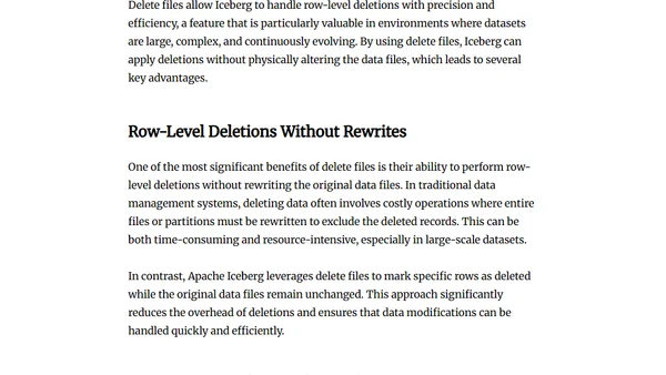 Understanding Apache Iceberg Delete Files