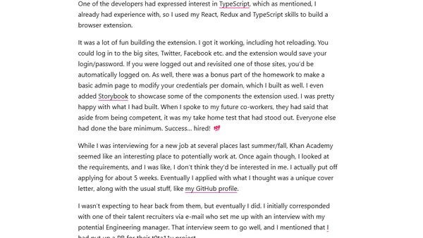 Take chances and stand out