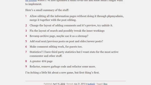 Before the Games: The Site