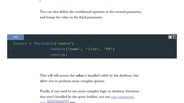 Why Parameterised Queries Are Important