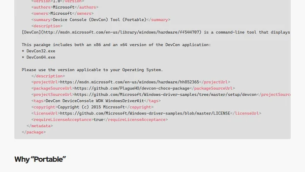 Creating a Chocolatey Package in AppVeyor CI
